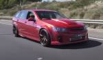 Holden Commodore Wagon с мощным турбонаддувом развивает мощность 1100 лошадиных сил