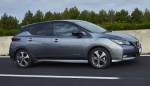 Nissan Leaf e +, с аккумулятором 62 кВтч, дальность полета 385 км