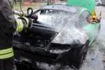 Porsche 911 в фокусе в Венето: это был зеленый GT3 RS, сгоревший перед владельцем