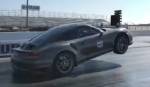 Часы Porsche 911 Turbo S Pop Нереальный Wheelie у Drag Strip