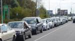 На границе с Польшей образовалась большая очередь из легковушек
