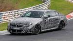 Новый BMW M5 2024 года выглядит как пугало AMG и демонстрирует электрифицированный V8 на тестах в Нюрбургринге