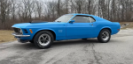 Святой Грааль Ford Mustang Boss 429 1970 года имеет все: небольшой пробег, высокая оригинальность, цепкий синий цвет