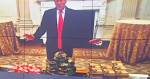 Трамп на приеме в Белом доме угостил спортсменов "мусорной едой"