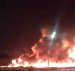 В Подмосковье загорелась АЗС